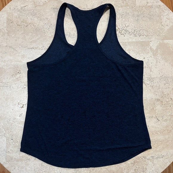 Outdoor Voices Large Women's Navy racerback Tank Top - Picture 3 of 4